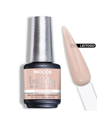 Gel De Constru O Nude Leitoso Ml Inocos Builder In A Bottle