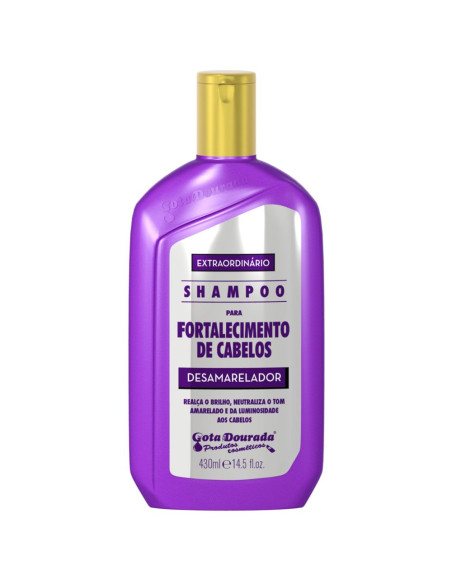 Shampoo Fortalecimento Desamarelador 430ml - Gota Dourada Gota Dourada