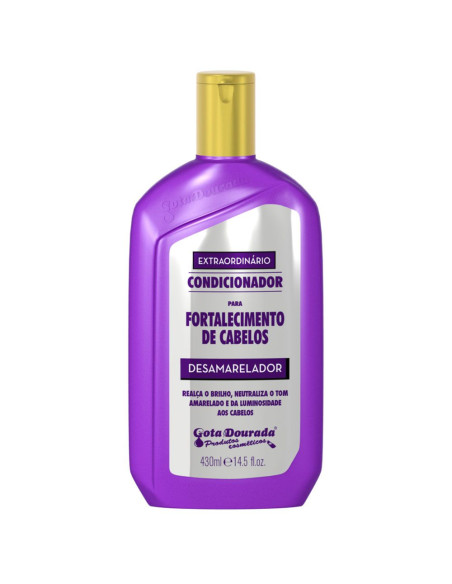 Condicionador Fortalecimento Desamarelador 430ml - Gota Dourada Gota Dourada