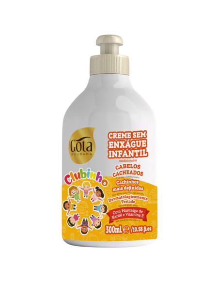 Creme de Pentear Clubinho Cacheados 300ml - Gota Dourada Gota Dourada