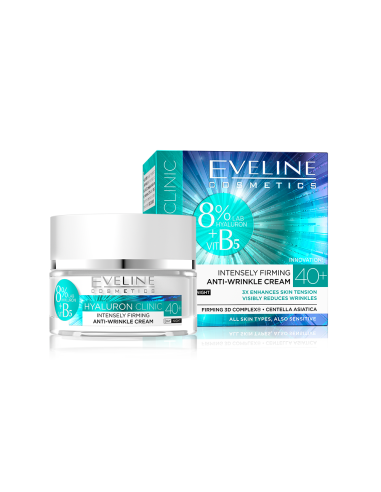Reafirmante 40+ Dia/Noite 50ml B5 Hyaluron Clinic - Eveline Cosmetics Creme de Rosto