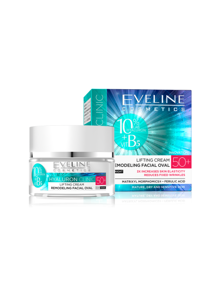 Creme Remodelador 50+ Dia/Noite 50ml B5 Hyaluron Clinic - Eveline Cosmetics Creme de Rosto