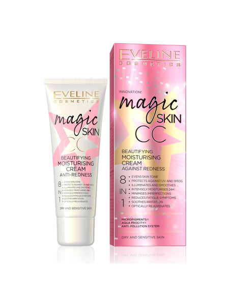 Eveline Magic Skin Creme Corretor de Cor 8em1 50ml - Eveline Cosmetics Creme de Rosto