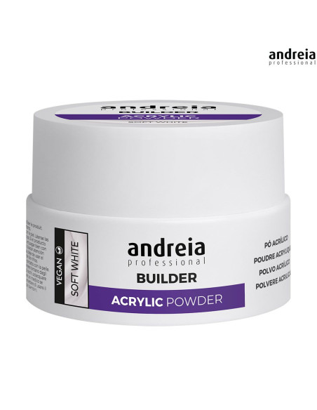 Acrylic Powder Soft White 20gr - Andreia Unhas Acrílico