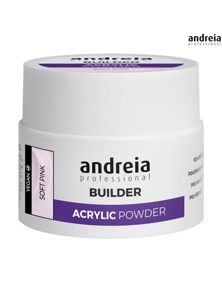 Acrylic Powder Soft Pink 35gr - Andreia Unhas Acrílico