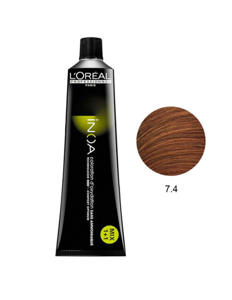 Inoa 7.4 Louro Acobreado 60g L'oreal Professional LIM Inoa L'Oreal