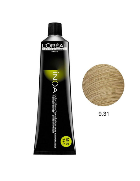 Inoa 9.31 Marrons/Beiges Quentes 60g L'oreal Professionel LIM Inoa L'Oreal