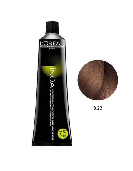 Inoa 8.23 Louro Claro Iridescente Dourado 60g - L'Oreal Profissional LIM Inoa L'Oreal