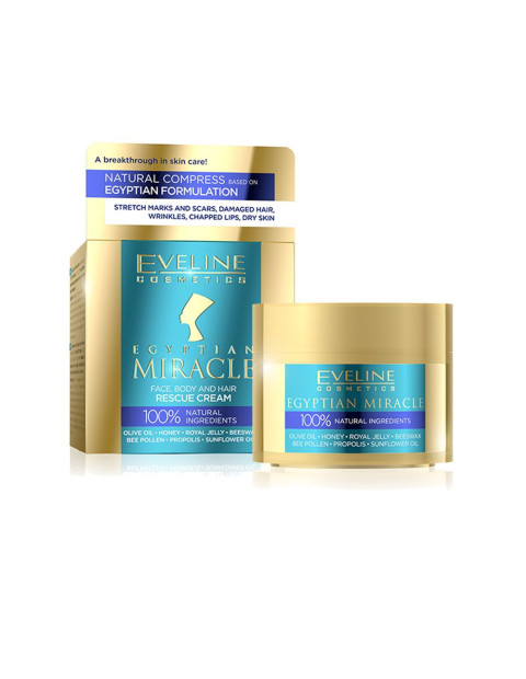 Creme Hidratante 40ml Egyptian Miracle - Eveline Cosmetics | Cosméticos Faciais | Eveline Cosmetics