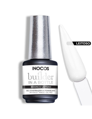 Builder in a Bottle Branco Leitoso 15ml - INOCOS Builder in a Bottle