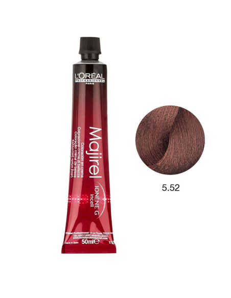 Majirel 5.52 Castanho Claro Acajou Irisado 50ml Loreal Profissional LIM Majirel L'Oreal