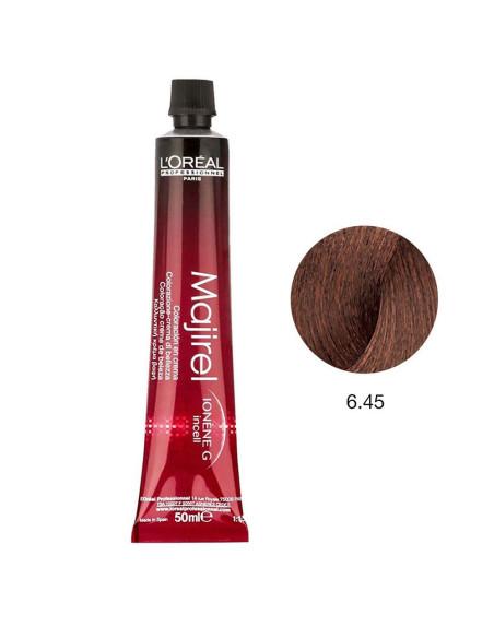 Majirel 6.45 Louro Escuro Acobreado Irisado 50ml Loreal Profissional LIM Majirel L'Oreal