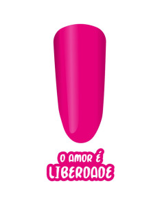 Verniz Gel Magenta Neon Amor é Liberdade 15ml - Coleção Amor é Amor INOCOS INOCOS Verniz Gel 2