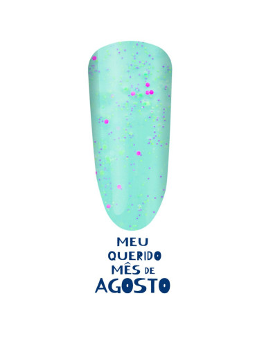 Verniz Gel Meu Querido Mês de Agosto 15ml - Meu Querido Mês de Agosto INOCOS INOCOS Verniz Gel