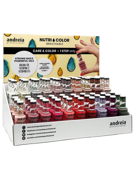 Kit Expositor Verniz Nutricolor - Andreia Expositores Andreia Profissional