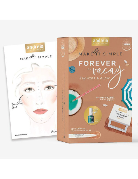 Kit Forever on Vacay - Make (Up) It Simple Andreia Desc | Andreia Profissional Outlet | 