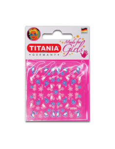Autocolantes Nail Art Borboletas e Flores - Titania DESC | Titania Outlet | Titania
