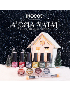 Coleção de Aldeia Natal INOCOS | INOCOS Verniz Gel | Inocos