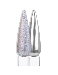 Pó Glitter Magia Prata 3g Inocos Aldeia Natal INOCOS Nail Art 2