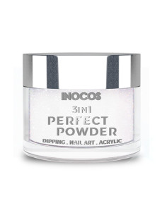 P05 Branco Gelo Picado 20g Perfect Powder 3 IN 1 - INOCOS | Dipping Powder Inocos | Inocos