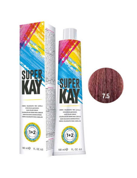 Coloração 7.5 Loiro Escuro Cobalto 180ml - SuperKay SUPERKAY 