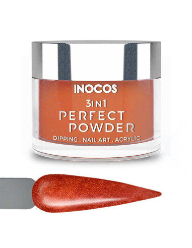 P60 Castanho Canela 20g Perfect Powder 3 IN 1 Inocos Dipping Powder Inocos