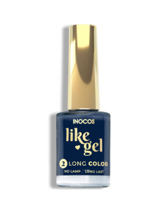 Verniz Like Gel 136 Azul Preto - Inocos | INOCOS Verniz Like Gel  | Inocos