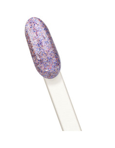 Verniz Like Gel 138 Glitter Champanhe Azul - Inocos INOCOS Verniz Like Gel  2