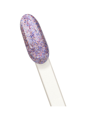 Verniz Like Gel 138 Glitter Champanhe Azul - Inocos INOCOS Verniz Like Gel 