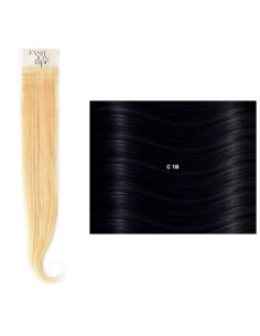 Extensões de Cabelo lisas (cm40/45) com adesivo Cor Natural NC| SHE Extensões de Cabelo