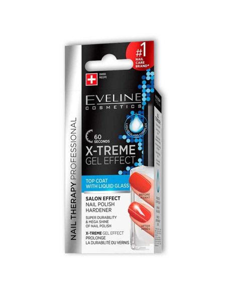 Verniz Top Coat Efeito Gel X-Treme 12ml - Eveline Cosmetics Tratamento da Unha