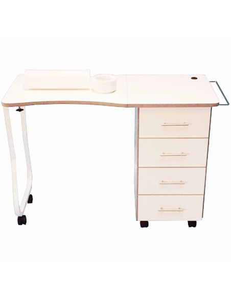 Mesa Manicure Desmontável c/ 4 Gavetas Mesas de Manicure