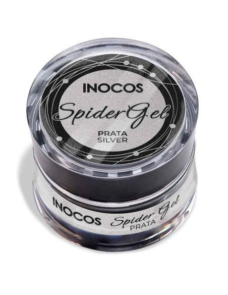 Spider Gel - Prata Metálico - 5 ml - INOCOS Spider Gel