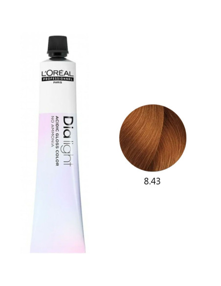 DiaLight 8.43 Louro Claro Acobreado L'Oreal Professional DiaLight L'Oreal