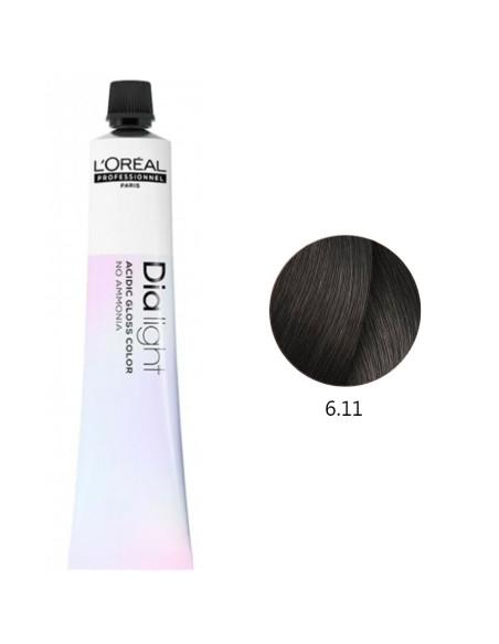 DiaLight 6.11 Louro Escuro Cinza Profundo - L'Oreal Profissional DiaLight L'Oreal