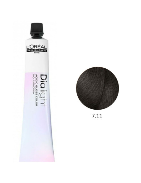 Dialight 7.11 Louro Cinza Profundo - L'Oreal Profissional DiaLight L'Oreal