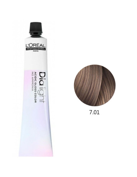 Dialight 7.01 Louro Natural Cendré - L'Oreal Profissional DiaLight L'Oreal