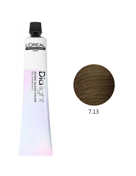 DiaLight 7.13 Louro Cendré Dourado L'Oreal Professional DiaLight L'Oreal