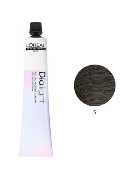 Coloração L'Oréal Profissional DiaLight 5 Castanho Claro 50ml DiaLight L'Oreal