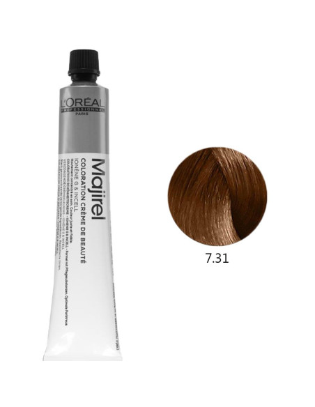 Majirel 7.31 Louro Beige Dourado 50ml Loreal Profissional Majirel L'Oreal