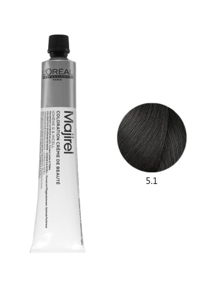 Majirel 5.1 Castanho Claro Cinza 50ml Loreal Profissional Majirel L'Oreal