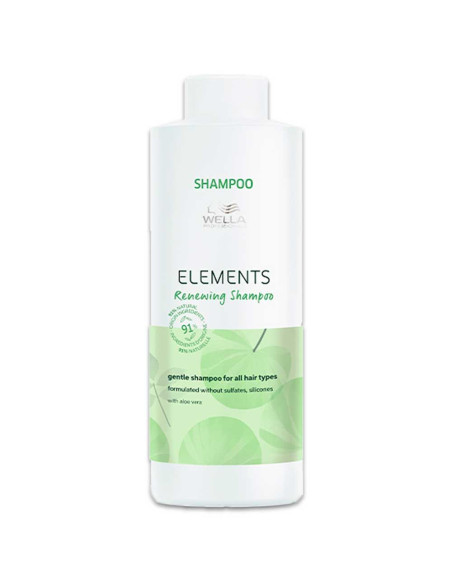 Shampoo Sem Sulfatos Elements 1000ml - Wella Wella Elements