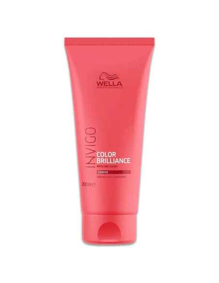 Condicionador Cabelo Espesso Pintado Invigo Color Brilliance 200ml - Wella Wella Color Brilliance