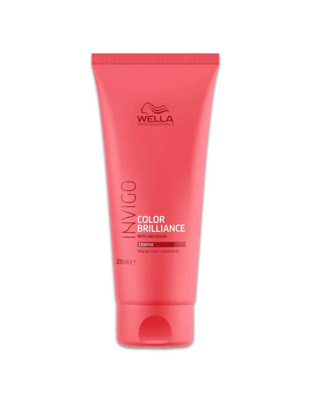 Condicionador Cabelo Fino Pintado Invigo Color Brilliance 200ml - Wella Wella Color Brilliance