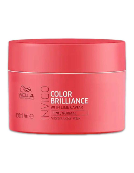 Máscara Cabelo Fino Pintado Invigo Color Brilliance 150ml - Wella Wella Color Brilliance