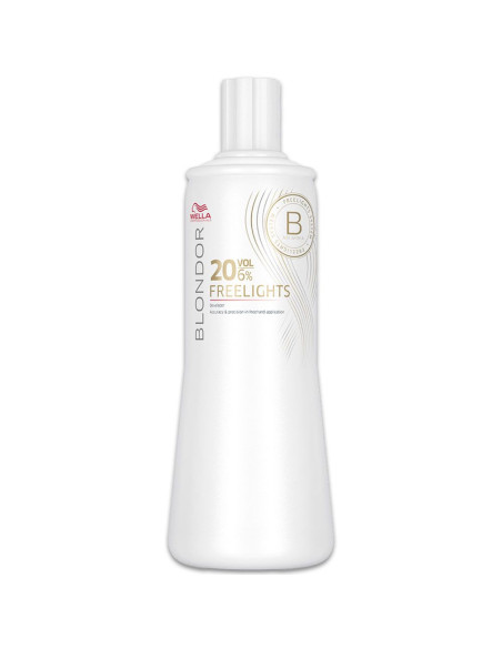 Oxidante 20Vol. Blondor Freelights 1000ml - Wella Wella Oxidantes & Descolorantes