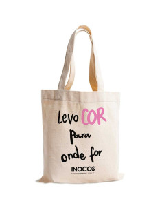 Tote Bag Levo Cor Para Onde For - Inocos | INOCOS Acessórios | Inocos