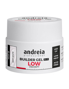 Andreia Builder Gel 3 IN 1 Soft White - Baixa Viscosidade 44gr | Gel LED Andreia  | Andreia Higicol