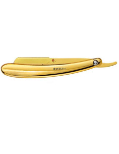 Navalha Barbear Aço Inox Gold Stell Pro 2