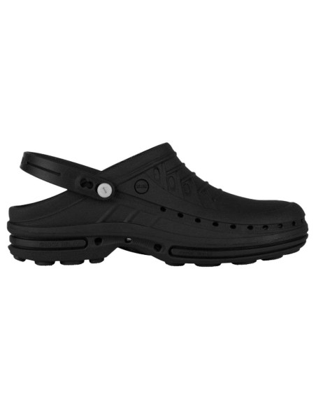 Socas Wock Clog Preto Crocs Hospitalares Wock Clog
